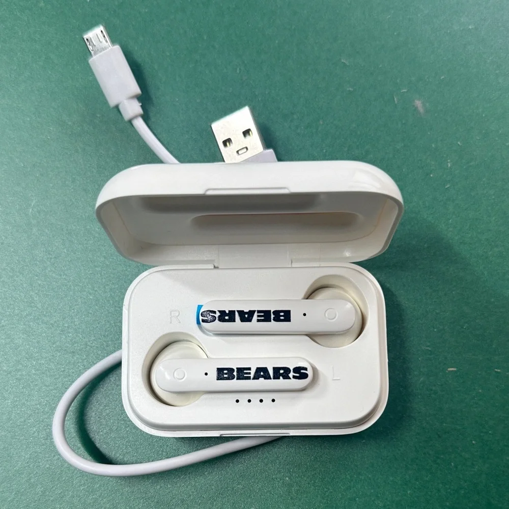 Chicago Bears Keyscaper Wireless TWS Insignia Design Earbuds